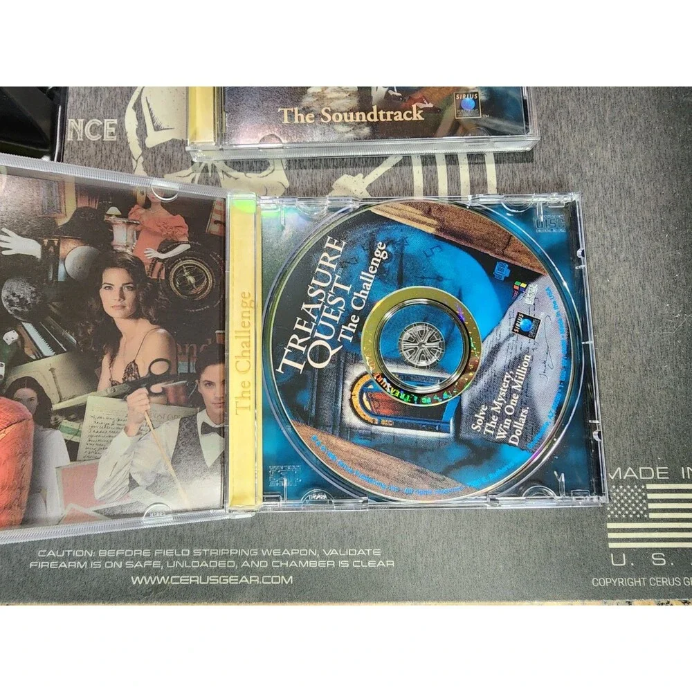 Treasure Quest CD-ROM 1996 PC Computer Game Big Box Solve the Mystery Complete!